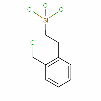 ((氯甲基)苯乙基)三氯硅烷分子式结构图