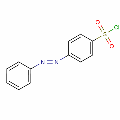 偶氮苯-4-磺酰基氯分子式结构图