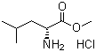 D-亮氨酸甲酯盐酸盐分子式结构图