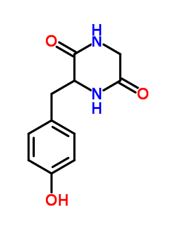 环(甘氨酰-酪氨酸)分子式结构图