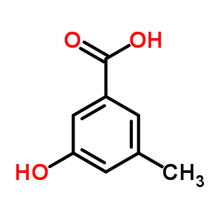 3-羟基-5-甲基苯甲酸分子式结构图