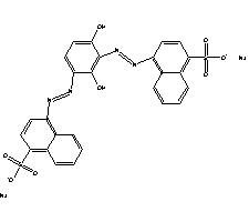 酸性棕14分子式结构图