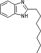 2-庚基苯并咪唑分子式结构图