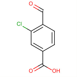 3-氯-4-甲酰基苯甲酸分子式结构图