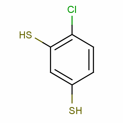 4-氯-1,3-苯二硫醇分子式结构图