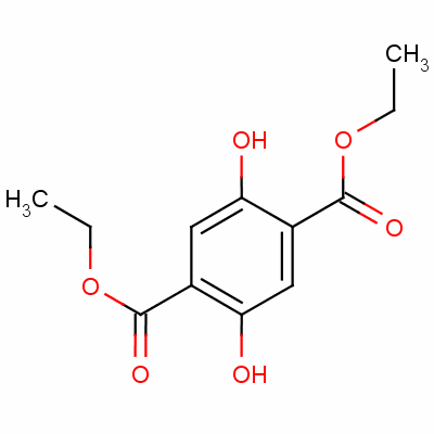 2,5-二羟基对苯二甲酸乙酯分子式结构图