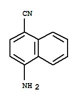 4-氨基-1-萘腈分子式结构图