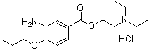 丙美卡因盐酸盐分子式结构图
