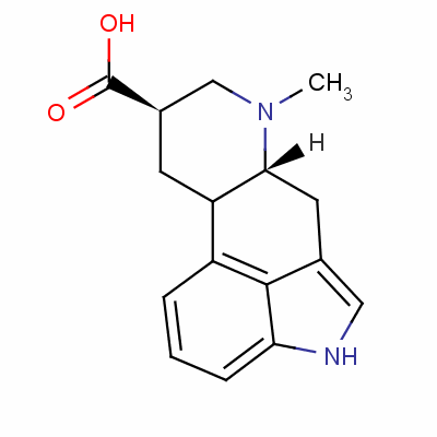 9,10-二氢麦角酸分子式结构图