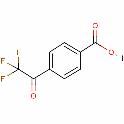 4-(三氟乙酰基)苯甲酸分子式结构图