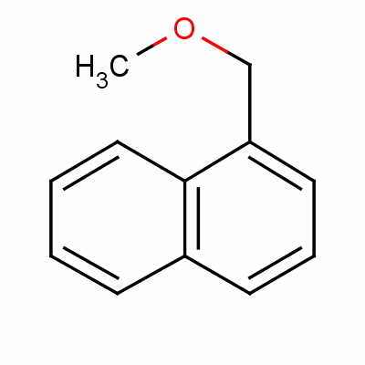 1-甲氧基甲基萘分子式结构图