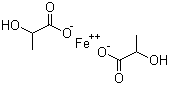 乳酸亚铁分子式结构图