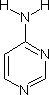 4-氨基嘧啶分子式结构图