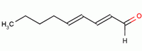 (E,E)-2,4-壬二烯醛分子式结构图
