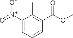 2-甲基-3-硝基苯甲酸甲酯分子式结构图