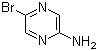 2-氨基-5-溴吡嗪分子式结构图