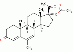 醋酸甲地孕酮分子式结构图