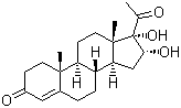 阿尔孕酮分子式结构图