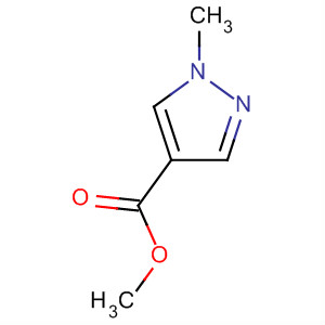 1-甲基吡唑-4-羧酸甲酯分子式结构图