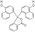 甲萘酚酞分子式结构图