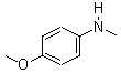 N-甲基-4-氨基苯甲醚分子式结构图