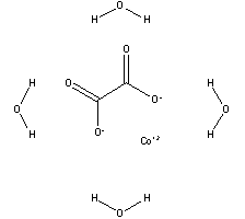 二水合草酸钴分子式结构图