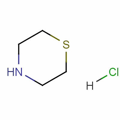 硫代吗啉盐酸盐分子式结构图