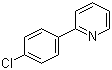 2-(4-氯苯基)吡啶分子式结构图