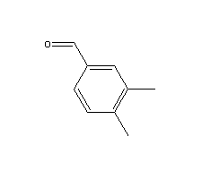 3,4-二甲基苯甲醛分子式结构图