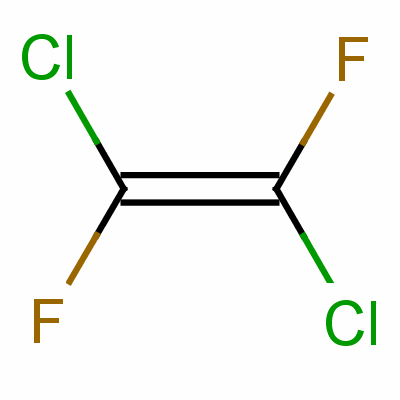 1,2-二氯-1,2-二氟乙烯分子式结构图