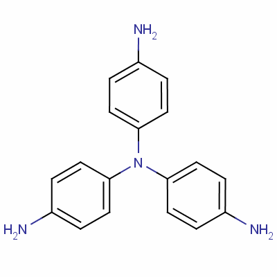 三(4-氨基苯基)胺分子式结构图