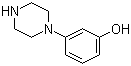 间羟基苯基哌嗪分子式结构图