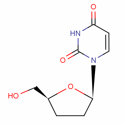 2',3'-二脱氧尿苷分子式结构图