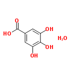 没食子酸单水合物分子式结构图