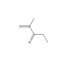 2,3-戊二酮分子式结构图