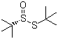 (S)-(-)-叔丁基亚磺酸硫代叔丁酯分子式结构图