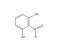 2-硝基间苯二酚分子式结构图