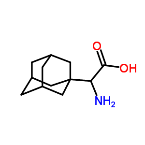 1-羧甲胺基金刚烷分子式结构图