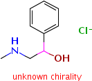 N-甲基苯乙醇胺盐酸盐分子式结构图