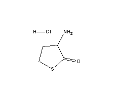 高半胱氨酸硫内酯盐酸盐分子式结构图