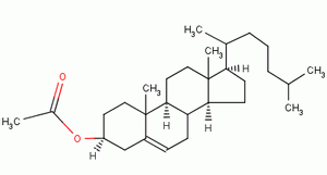 胆固醇乙酸酯分子式结构图