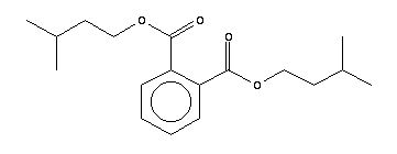 邻苯二甲酸二异戊酯分子式结构图