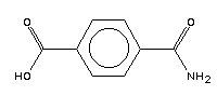 对苯二甲酸单酰胺分子式结构图