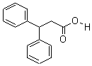 3,3-二苯基丙酸分子式结构图