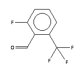 2-氟-6-(三氟甲基)苯甲醛分子式结构图