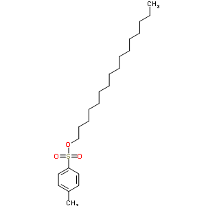 4-甲基苯磺酸十六烷基酯分子式结构图