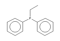 乙基二苯基膦分子式结构图