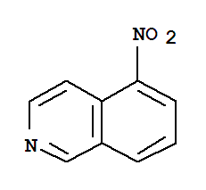 5-硝基异喹啉分子式结构图