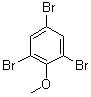 2,4,6-三溴苯甲醚分子式结构图