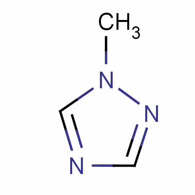 1-甲基-1,2,4-三唑分子式结构图